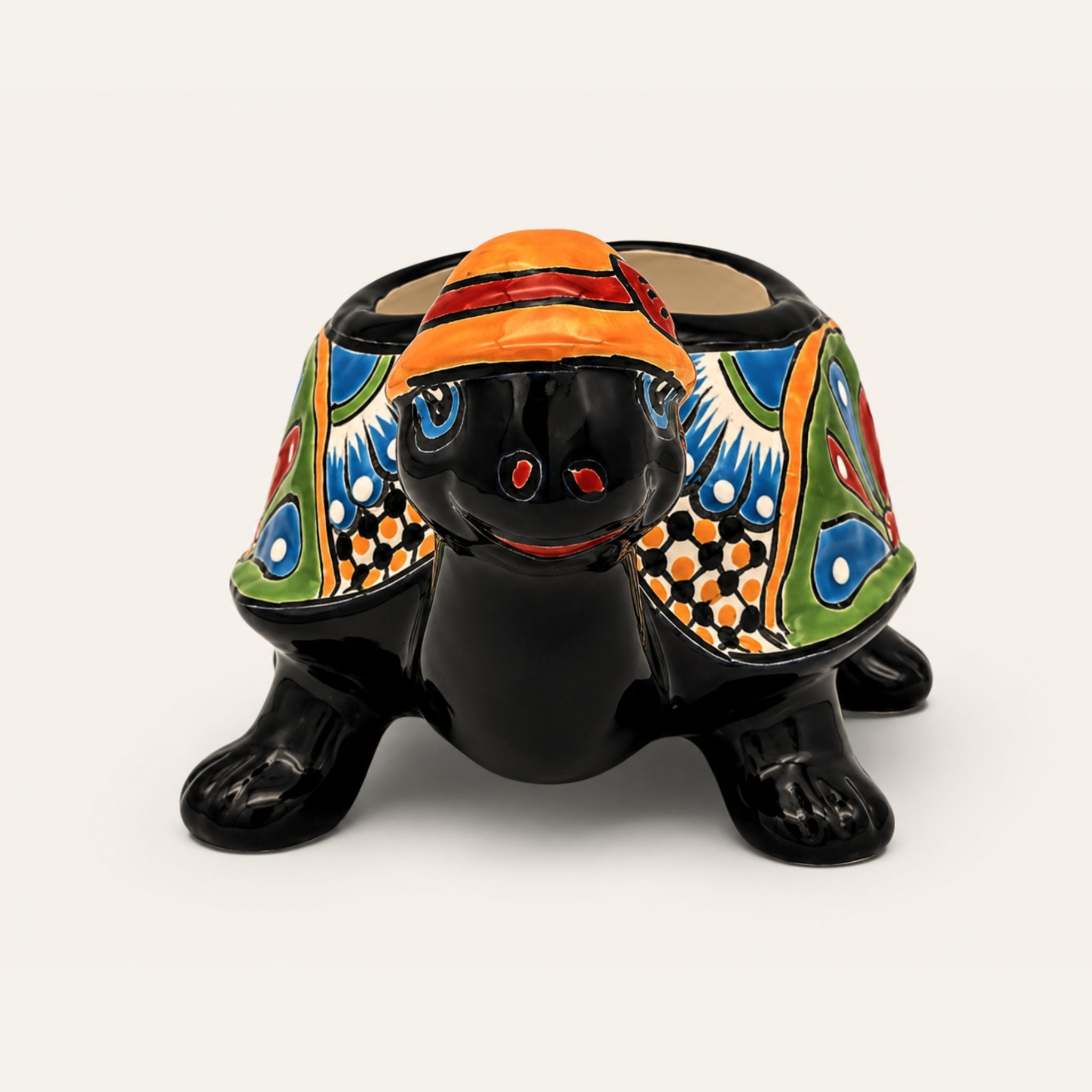 Turtle With Hat Planter